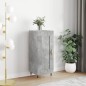 vidaXL Credenza Grigio Cemento 34,5x34x90 cm in Legno Multistrato vidaXL Credenza Grigio Cemento 34,5x34x90 cm in Legno Multistrato