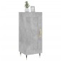 vidaXL Credenza Grigio Cemento 34,5x34x90 cm in Legno Multistrato vidaXL Credenza Grigio Cemento 34,5x34x90 cm in Legno Multistrato