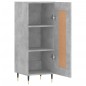 vidaXL Credenza Grigio Cemento 34,5x34x90 cm in Legno Multistrato vidaXL Credenza Grigio Cemento 34,5x34x90 cm in Legno Multistrato