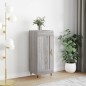 vidaXL Credenza Grigio Sonoma 34,5x34x90 cm in Legno Multistrato vidaXL Credenza Grigio Sonoma 34,5x34x90 cm in Legno Multistrato