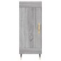 vidaXL Credenza Grigio Sonoma 34,5x34x90 cm in Legno Multistrato vidaXL Credenza Grigio Sonoma 34,5x34x90 cm in Legno Multistrato
