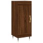 vidaXL Credenza Rovere Marrone 34,5x34x90 cm in Legno Multistrato vidaXL Credenza Rovere Marrone 34,5x34x90 cm in Legno Multistrato