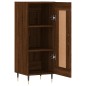 vidaXL Credenza Rovere Marrone 34,5x34x90 cm in Legno Multistrato vidaXL Credenza Rovere Marrone 34,5x34x90 cm in Legno Multistrato