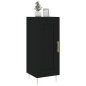 vidaXL Credenza Nero 34,5x34x90 cm in Legno Multistrato vidaXL Credenza Nero 34,5x34x90 cm in Legno Multistrato