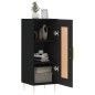 vidaXL Credenza Nero 34,5x34x90 cm in Legno Multistrato vidaXL Credenza Nero 34,5x34x90 cm in Legno Multistrato
