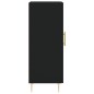 vidaXL Credenza Nero 34,5x34x90 cm in Legno Multistrato vidaXL Credenza Nero 34,5x34x90 cm in Legno Multistrato