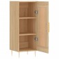 vidaXL Credenza Rovere Sonoma 34,5x34x90 cm in Legno Multistrato vidaXL Credenza Rovere Sonoma 34,5x34x90 cm in Legno Multistrato