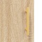 vidaXL Credenza Rovere Sonoma 34,5x34x90 cm in Legno Multistrato vidaXL Credenza Rovere Sonoma 34,5x34x90 cm in Legno Multistrato