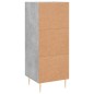 vidaXL Credenza Grigio Cemento 34,5x34x90 cm in Legno Multistrato vidaXL Credenza Grigio Cemento 34,5x34x90 cm in Legno Multistrato