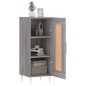 vidaXL Credenza Grigio Sonoma 34,5x34x90 cm in Legno Multistrato vidaXL Credenza Grigio Sonoma 34,5x34x90 cm in Legno Multistrato