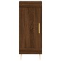 vidaXL Credenza Rovere Marrone 34,5x34x90 cm in Legno Multistrato vidaXL Credenza Rovere Marrone 34,5x34x90 cm in Legno Multistrato