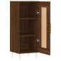 vidaXL Credenza Rovere Marrone 34,5x34x90 cm in Legno Multistrato vidaXL Credenza Rovere Marrone 34,5x34x90 cm in Legno Multistrato