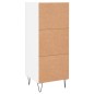 vidaXL Credenza Bianca 34,5x34x90 cm in Legno Multistrato vidaXL Credenza Bianca 34,5x34x90 cm in Legno Multistrato