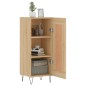 vidaXL Credenza Rovere Sonoma 34,5x34x90 cm in Legno Multistrato vidaXL Credenza Rovere Sonoma 34,5x34x90 cm in Legno Multistrato