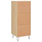 vidaXL Credenza Rovere Sonoma 34,5x34x90 cm in Legno Multistrato vidaXL Credenza Rovere Sonoma 34,5x34x90 cm in Legno Multistrato