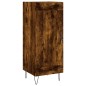 vidaXL Credenza Rovere Fumo 34,5x34x90 cm in Legno Multistrato vidaXL Credenza Rovere Fumo 34,5x34x90 cm in Legno Multistrato
