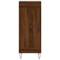vidaXL Credenza Rovere Marrone 34,5x34x90 cm in Legno Multistrato vidaXL Credenza Rovere Marrone 34,5x34x90 cm in Legno Multistrato