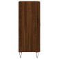 vidaXL Credenza Rovere Marrone 34,5x34x90 cm in Legno Multistrato vidaXL Credenza Rovere Marrone 34,5x34x90 cm in Legno Multistrato