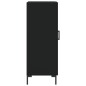 vidaXL Credenza Nero 34,5x34x90 cm in Legno Multistrato vidaXL Credenza Nero 34,5x34x90 cm in Legno Multistrato
