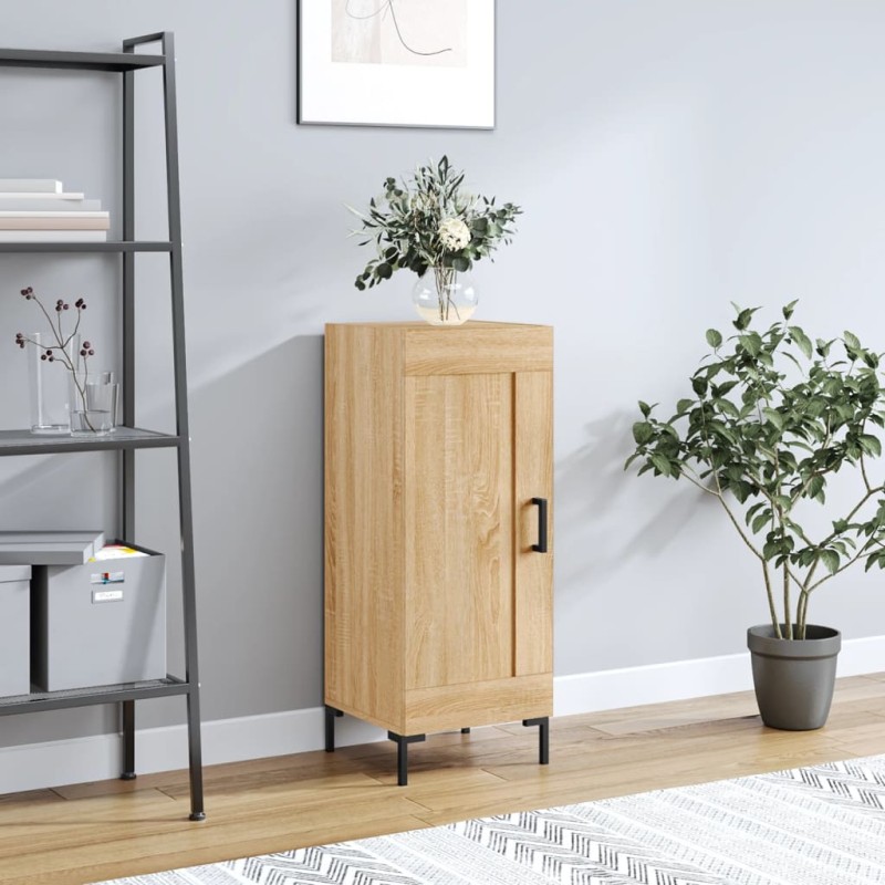 vidaXL Credenza Rovere Sonoma 34,5x34x90 cm in Legno Multistrato vidaXL Credenza Rovere Sonoma 34,5x34x90 cm in Legno Multistrato