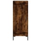 vidaXL Credenza Rovere Fumo 34,5x34x90 cm in Legno Multistrato vidaXL Credenza Rovere Fumo 34,5x34x90 cm in Legno Multistrato