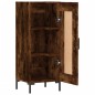 vidaXL Credenza Rovere Fumo 34,5x34x90 cm in Legno Multistrato vidaXL Credenza Rovere Fumo 34,5x34x90 cm in Legno Multistrato