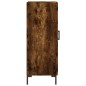 vidaXL Credenza Rovere Fumo 34,5x34x90 cm in Legno Multistrato vidaXL Credenza Rovere Fumo 34,5x34x90 cm in Legno Multistrato