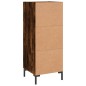 vidaXL Credenza Rovere Fumo 34,5x34x90 cm in Legno Multistrato vidaXL Credenza Rovere Fumo 34,5x34x90 cm in Legno Multistrato