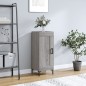 vidaXL Credenza Grigio Sonoma 34,5x34x90 cm in Legno Multistrato vidaXL Credenza Grigio Sonoma 34,5x34x90 cm in Legno Multistrato