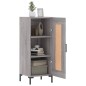 vidaXL Credenza Grigio Sonoma 34,5x34x90 cm in Legno Multistrato vidaXL Credenza Grigio Sonoma 34,5x34x90 cm in Legno Multistrato