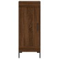 vidaXL Credenza Rovere Marrone 34,5x34x90 cm in Legno Multistrato vidaXL Credenza Rovere Marrone 34,5x34x90 cm in Legno Multistrato