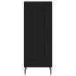 vidaXL Credenza Nero 34,5x34x90 cm in Legno Multistrato vidaXL Credenza Nero 34,5x34x90 cm in Legno Multistrato