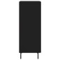 vidaXL Credenza Nero 34,5x34x90 cm in Legno Multistrato vidaXL Credenza Nero 34,5x34x90 cm in Legno Multistrato