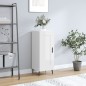 vidaXL Credenza Bianco Lucido 34,5x34x90 cm in Legno Multistrato vidaXL Credenza Bianco Lucido 34,5x34x90 cm in Legno Multistrato