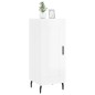 vidaXL Credenza Bianco Lucido 34,5x34x90 cm in Legno Multistrato vidaXL Credenza Bianco Lucido 34,5x34x90 cm in Legno Multistrato