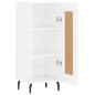 vidaXL Credenza Bianco Lucido 34,5x34x90 cm in Legno Multistrato vidaXL Credenza Bianco Lucido 34,5x34x90 cm in Legno Multistrato