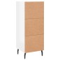 vidaXL Credenza Bianco Lucido 34,5x34x90 cm in Legno Multistrato vidaXL Credenza Bianco Lucido 34,5x34x90 cm in Legno Multistrato