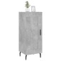 vidaXL Credenza Grigio Cemento 34,5x34x90 cm in Legno Multistrato vidaXL Credenza Grigio Cemento 34,5x34x90 cm in Legno Multistrato