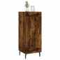vidaXL Credenza Rovere Fumo 34,5x34x90 cm in Legno Multistrato vidaXL Credenza Rovere Fumo 34,5x34x90 cm in Legno Multistrato