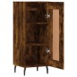 vidaXL Credenza Rovere Fumo 34,5x34x90 cm in Legno Multistrato vidaXL Credenza Rovere Fumo 34,5x34x90 cm in Legno Multistrato