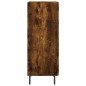 vidaXL Credenza Rovere Fumo 34,5x34x90 cm in Legno Multistrato vidaXL Credenza Rovere Fumo 34,5x34x90 cm in Legno Multistrato