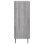 vidaXL Credenza Grigio Sonoma 34,5x34x90 cm in Legno Multistrato vidaXL Credenza Grigio Sonoma 34,5x34x90 cm in Legno Multistrato