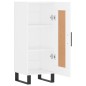 vidaXL Credenza Bianca 34,5x34x90 cm in Legno Multistrato vidaXL Credenza Bianca 34,5x34x90 cm in Legno Multistrato
