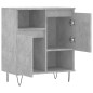 vidaXL Credenza Grigio Cemento 60x35x70 cm in Legno Multistrato vidaXL Credenza Grigio Cemento 60x35x70 cm in Legno Multistrato