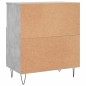 vidaXL Credenza Grigio Cemento 60x35x70 cm in Legno Multistrato vidaXL Credenza Grigio Cemento 60x35x70 cm in Legno Multistrato