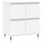 vidaXL Credenza Bianca 60x35x70 cm in Legno Multistrato vidaXL Credenza Bianca 60x35x70 cm in Legno Multistrato