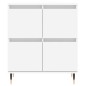vidaXL Credenza Bianca 60x35x70 cm in Legno Multistrato vidaXL Credenza Bianca 60x35x70 cm in Legno Multistrato