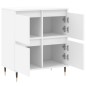 vidaXL Credenza Bianca 60x35x70 cm in Legno Multistrato vidaXL Credenza Bianca 60x35x70 cm in Legno Multistrato