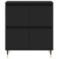 vidaXL Credenza Nero 60x35x70 cm in Legno Multistrato vidaXL Credenza Nero 60x35x70 cm in Legno Multistrato
