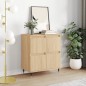 vidaXL Credenza Rovere Sonoma 60x35x70 cm in Legno Multistrato vidaXL Credenza Rovere Sonoma 60x35x70 cm in Legno Multistrato